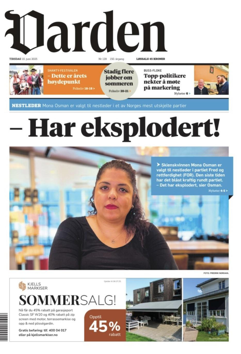 Darden: Har eksplodert!