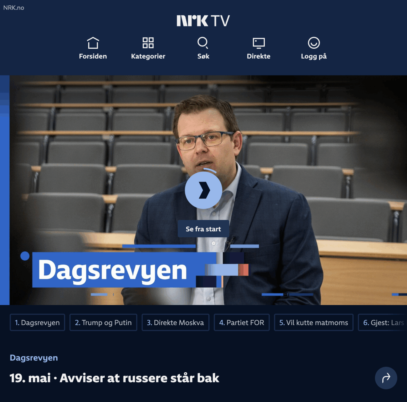 NRK - Avviser at russere står bak