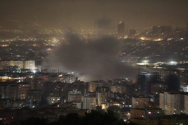 Israel stirkes Tehran Mehr News Agency o