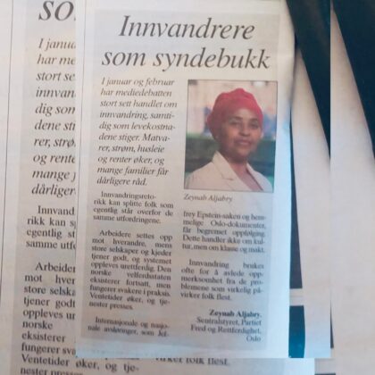 Innvandrere som syndebukk