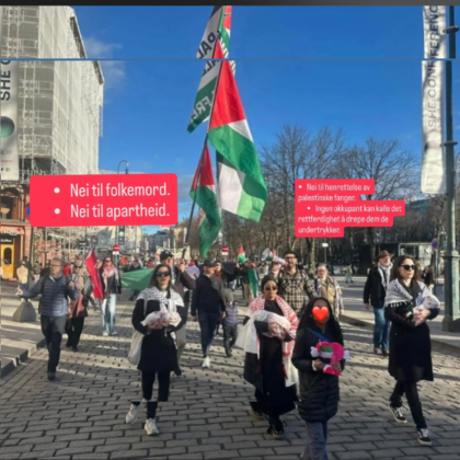 Nei til henrettelse av palestinske fanger- Nei til apartheid