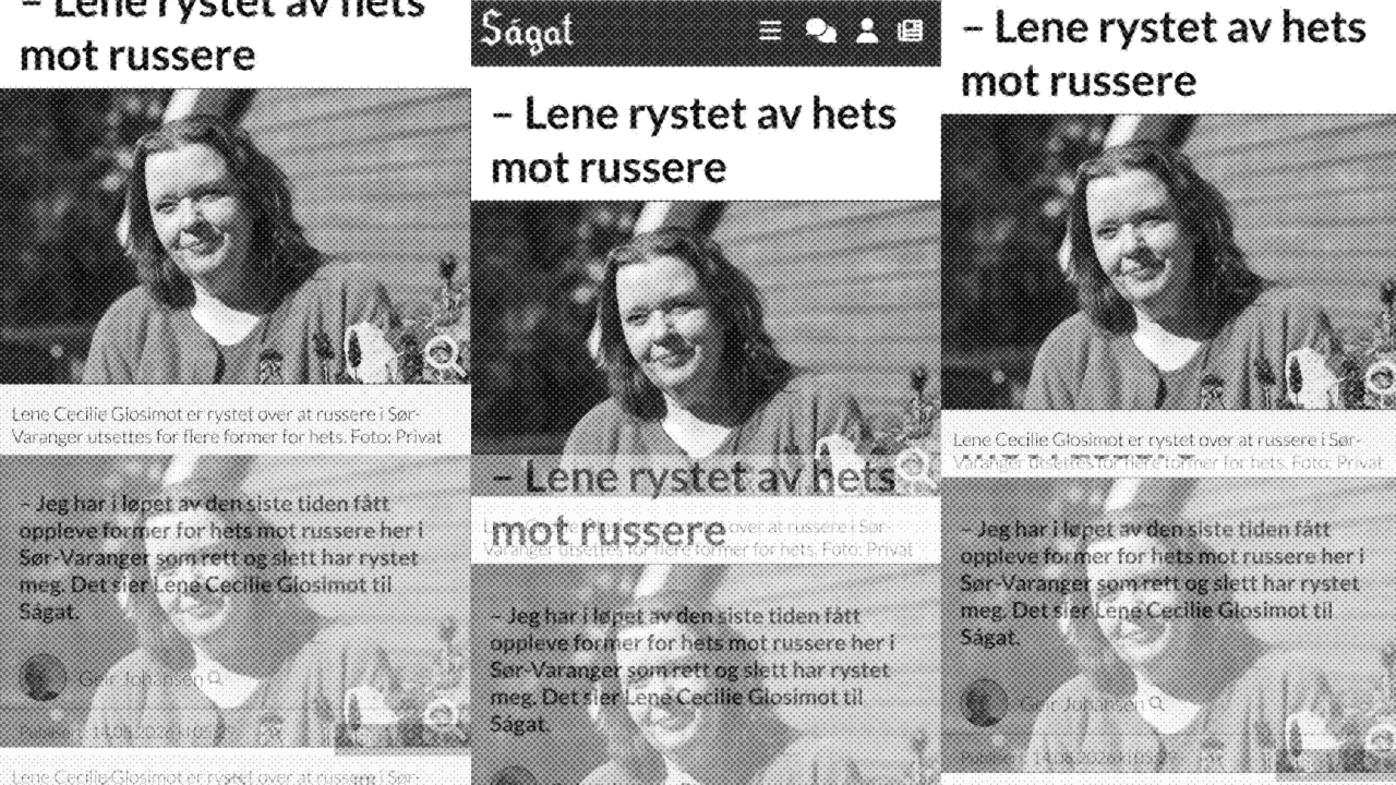 Lene rystet av hets mot russere