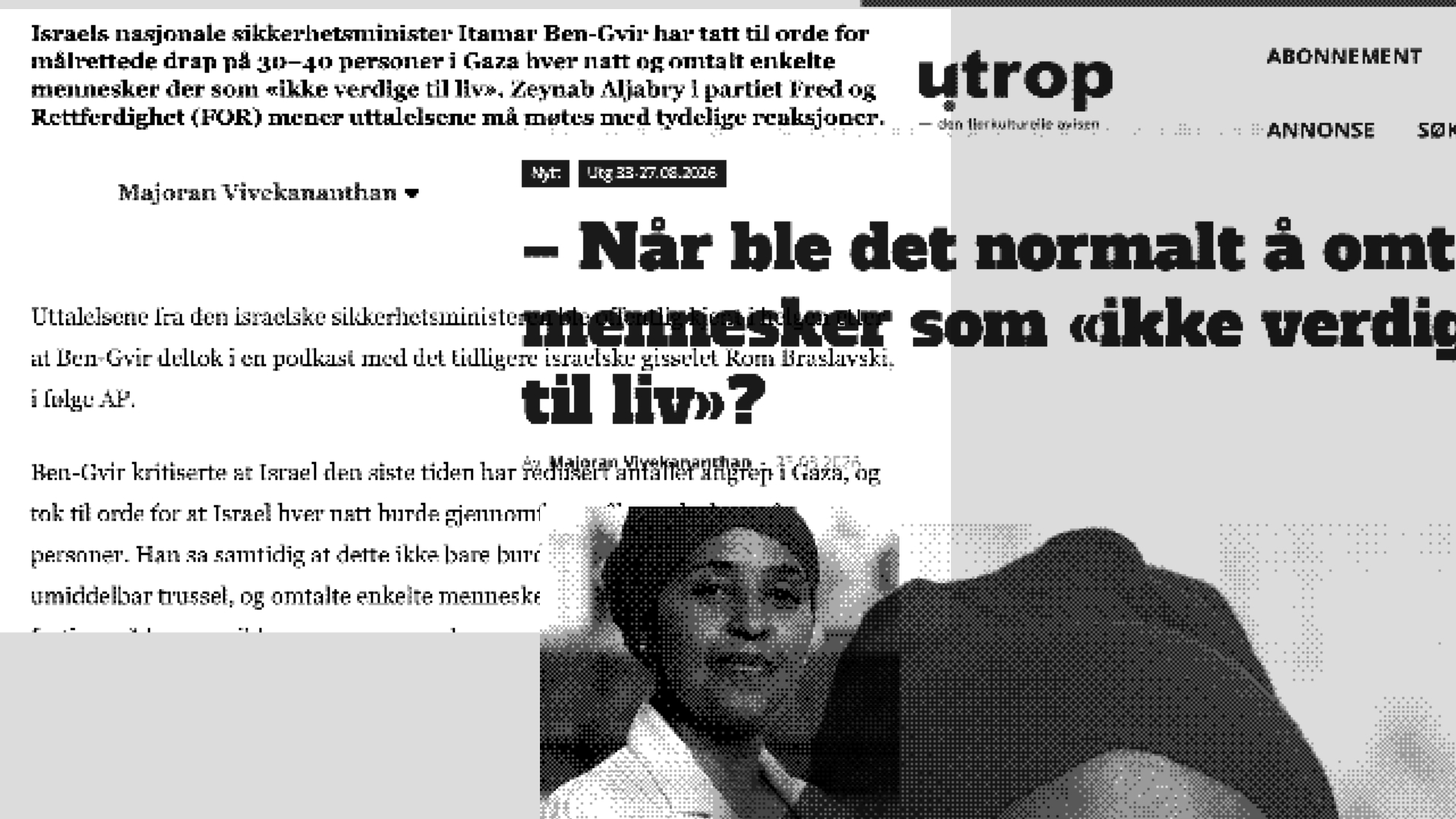 Når ble det normalt å omtale mennesker som “ikke verdige til et liv”
