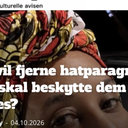 Ytringsfrihet er ikke et frikort for hat.